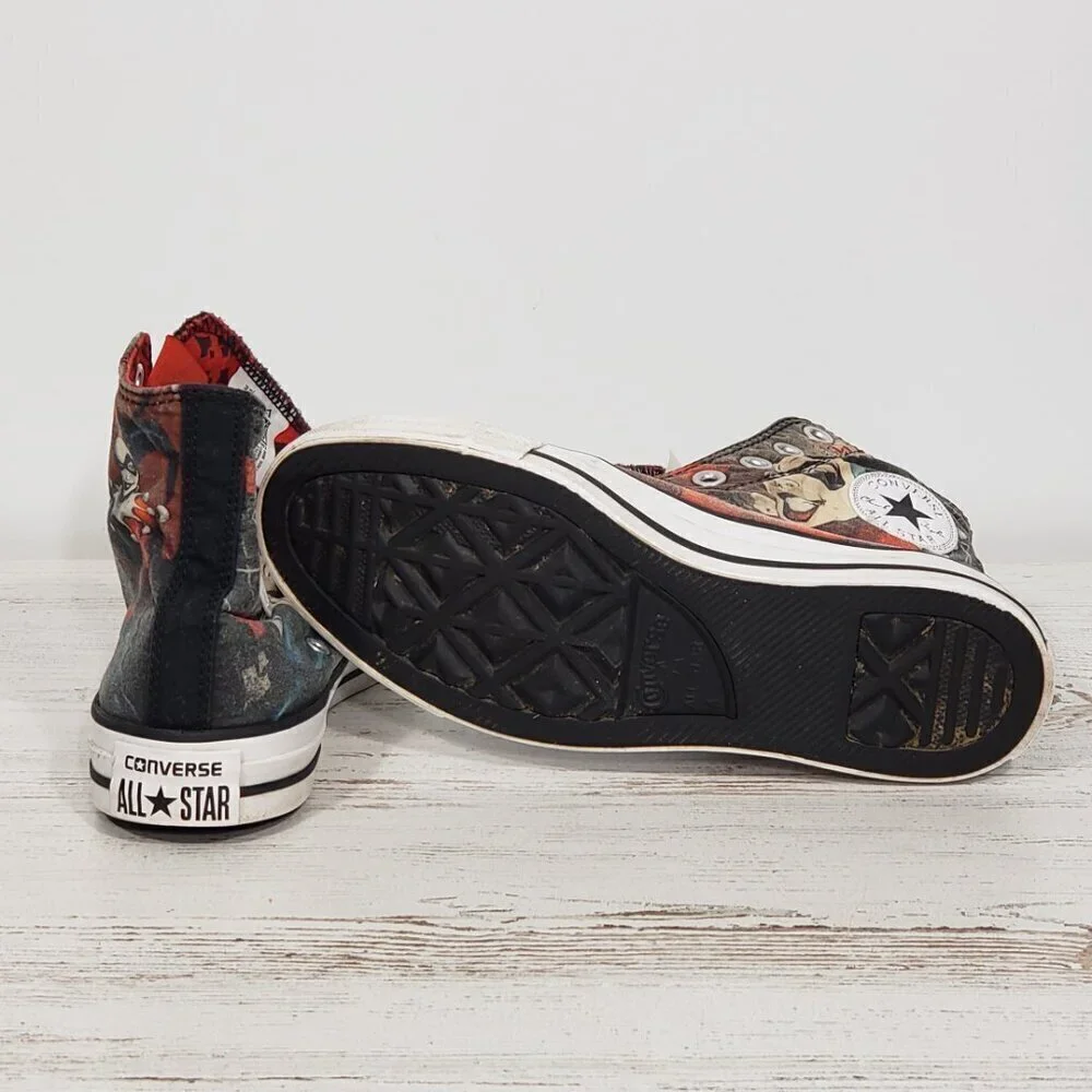 Converse All Star  Harley Quinn  High Top Sneakers  Women's 6   Men's 4